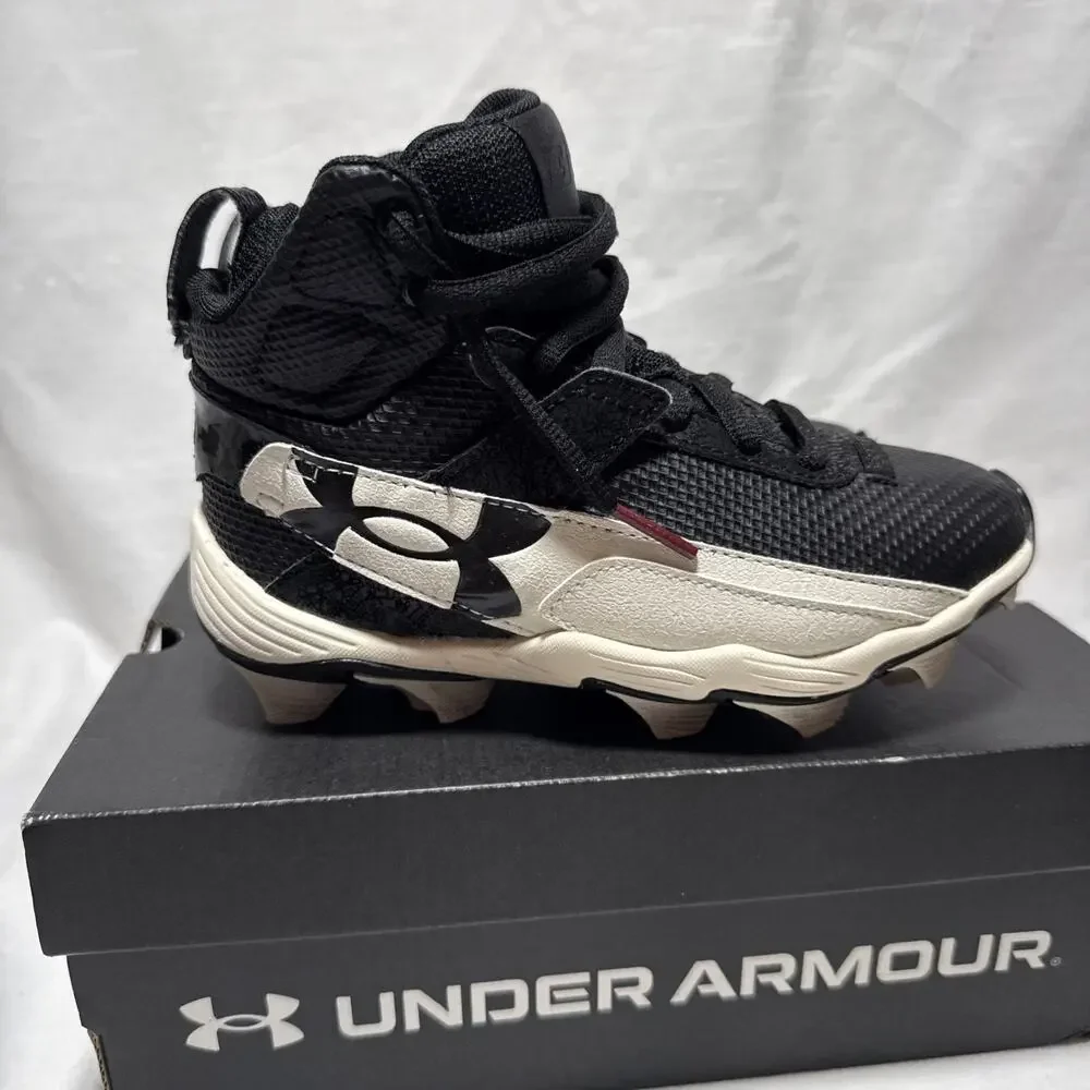 Under Armour Harper 10 Mid RM Youth Boys Baseball Cleats Shoes #6000725 Size 13K